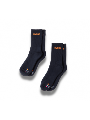 Sock Initialed Crew RVSSC 2pk